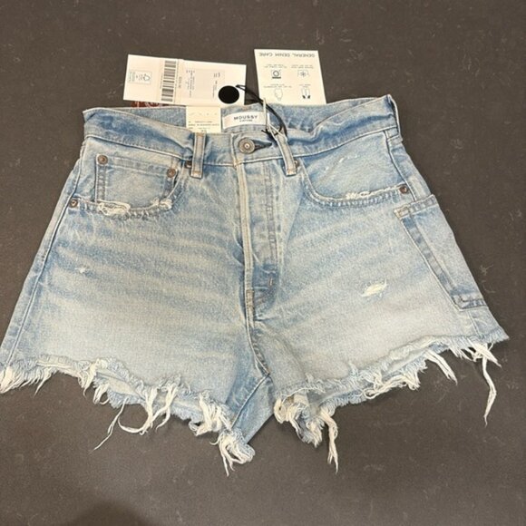 Moussy McKendree Shorts in color light blue - Picture 10 of 12